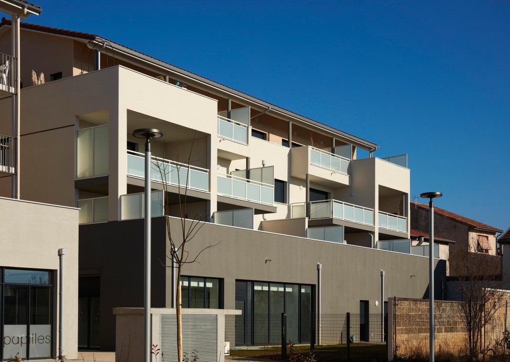 Balcons de la résidence senior à Annonay