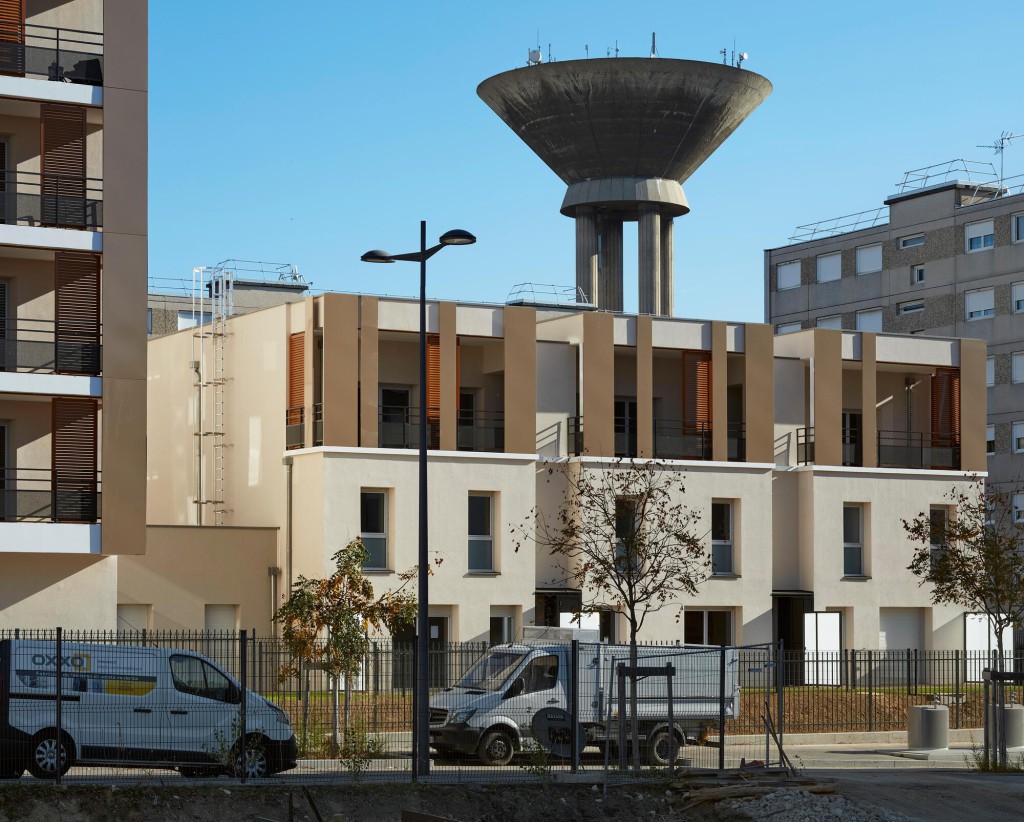 Esthétisme de la façade de la Résidence Le Louisiane à Vénissieux, dans le Rhône