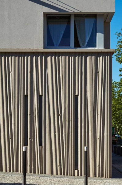 Façade design de la résidence l'Orée du Parc à la Duchère, Lyon