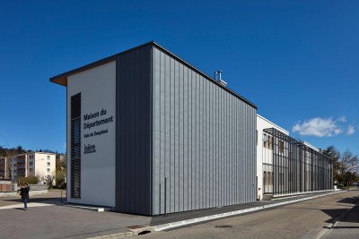 Entrée de la Maison de l'Isère de La tour du Pin