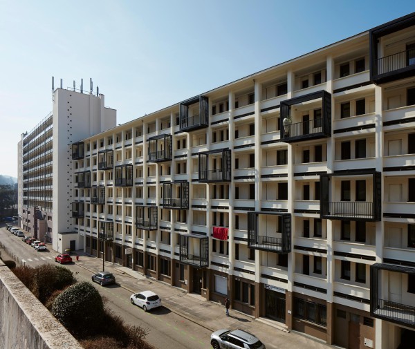 Façade de la résidence Le champs de Mars à Vienne, en Isère